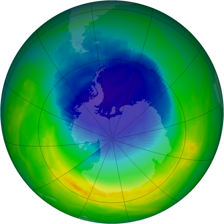 Ozone Map 1991-10-28